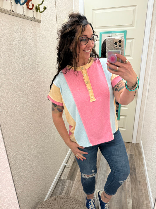 Penelope Pastel Top