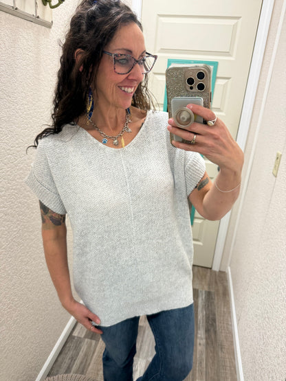 Shayla Short Sleeve Sweater Top