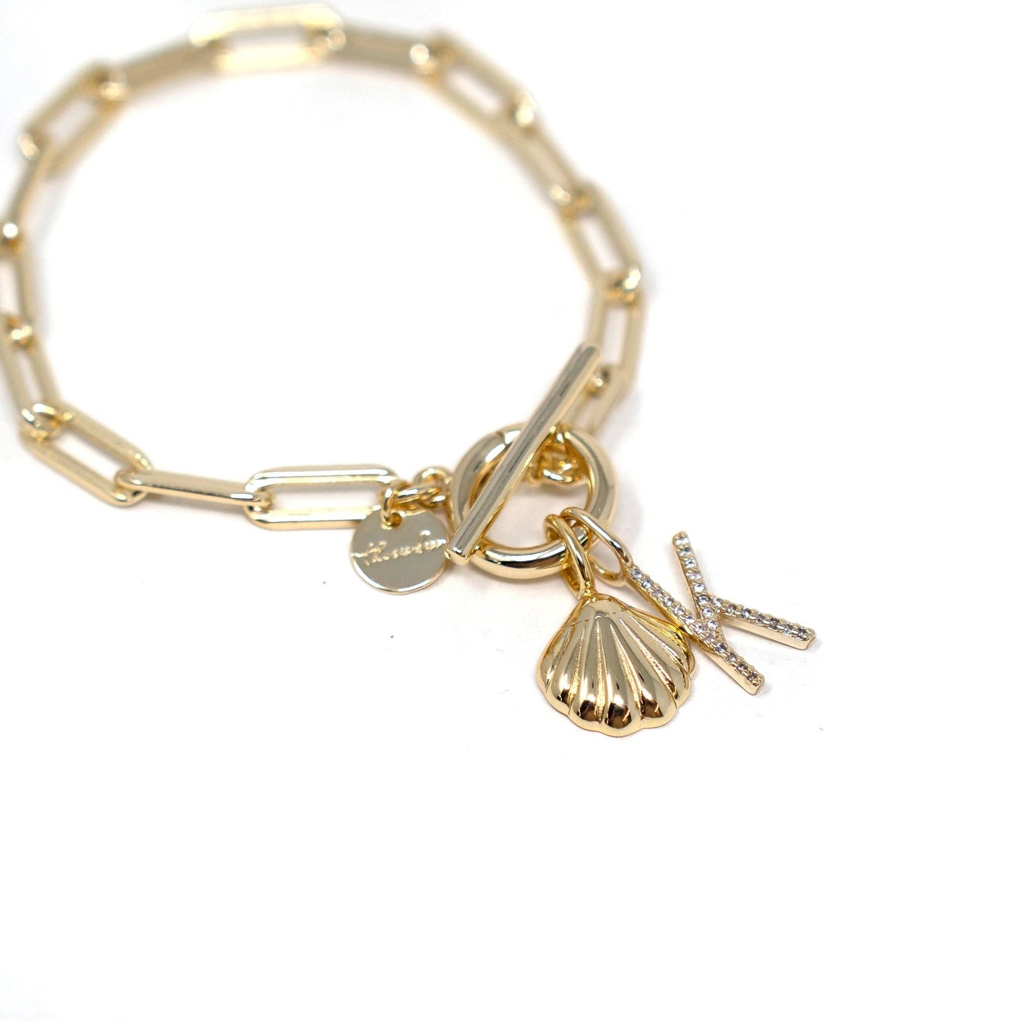 Keepsake Chain Charm Bracelet Gold