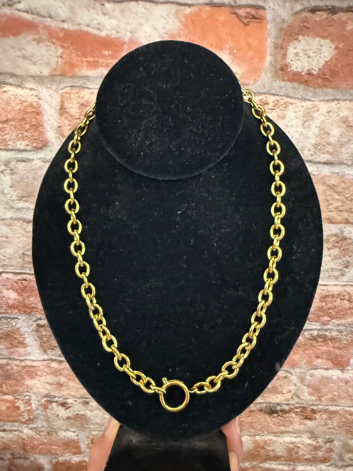 Large Toggle Charm Necklace