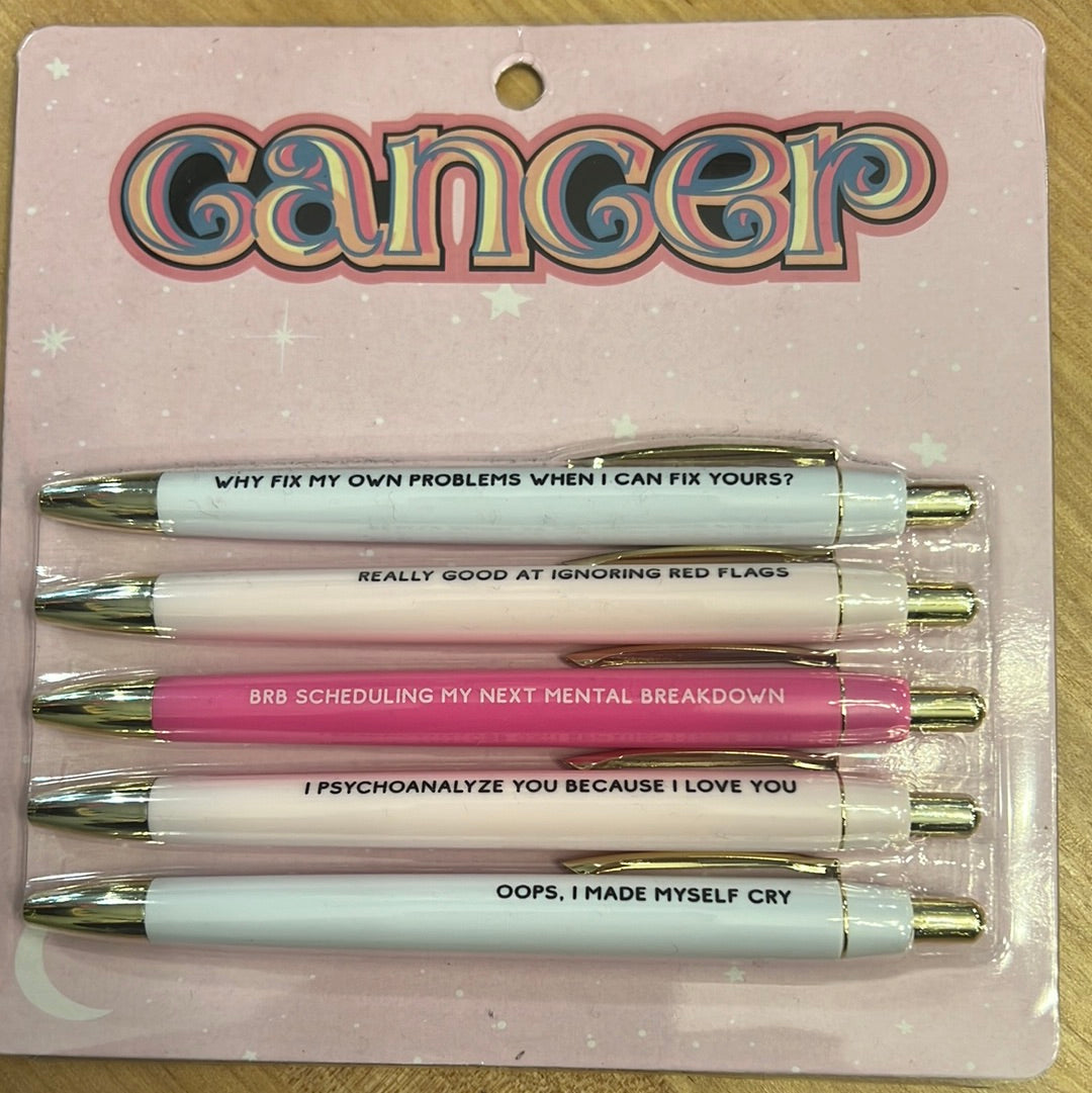 Cancer Zodiac Pen Set