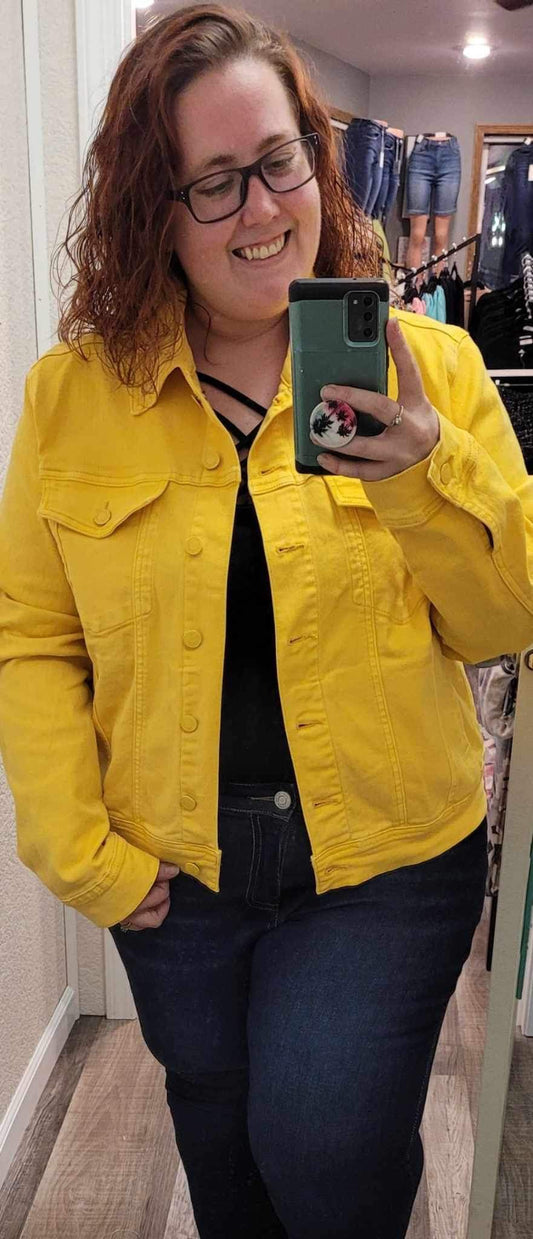 Judy Blue Yellow Jean Jacket