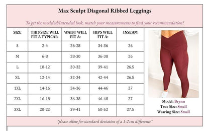 Max Sculpted Ribbed Leggings