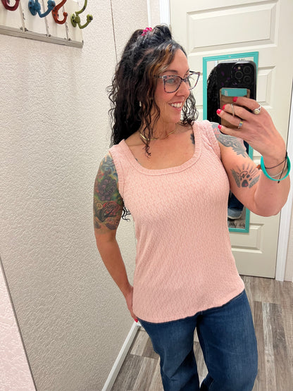 Jess Jaquard Tank