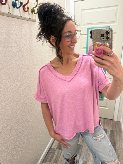 Melanie Vneck Top