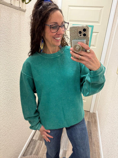 ALEXANDRITE - ESSENTIAL LUXE CORDED CREW