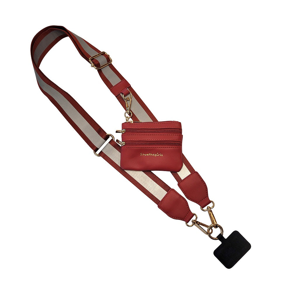 Clip & Go Strap with Pouch - Reflective Collection