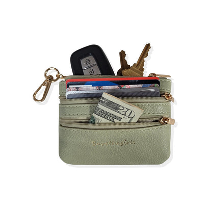 Change purse wallet clip & go attachable