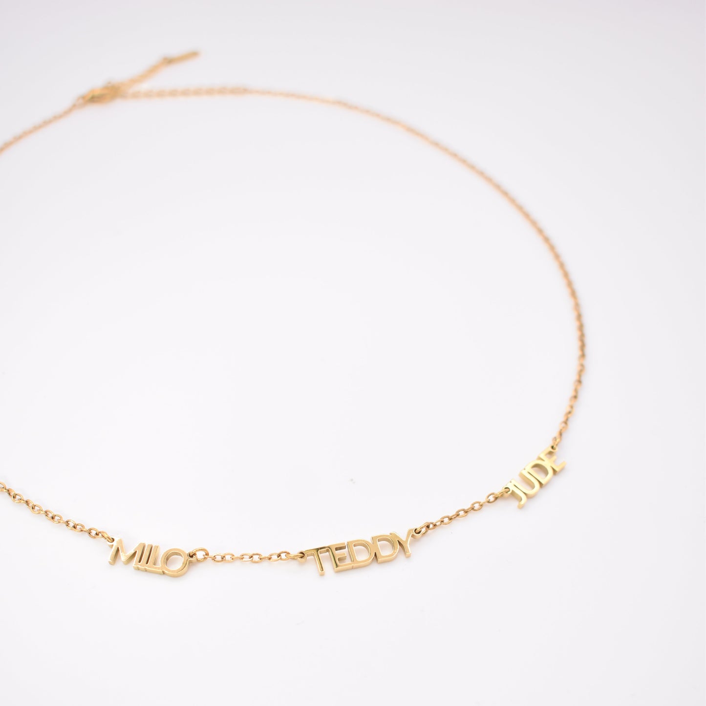 Resort - Custom Cherish Multiple Name Necklace - SS & WR