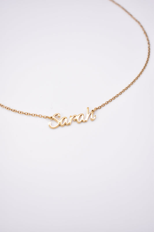 Resort - Custom Classic Script Name Necklace - SS & WR