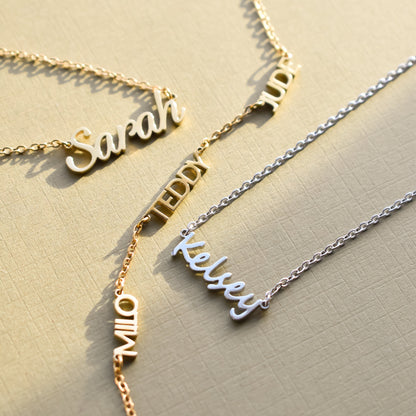 Resort - Custom Cherish Multiple Name Necklace - SS & WR