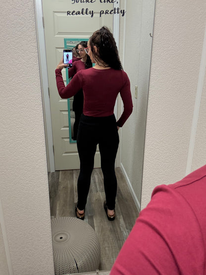 Fleece Black Betty Full Length Leggings with Pockets