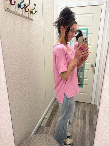 Melanie Vneck Top