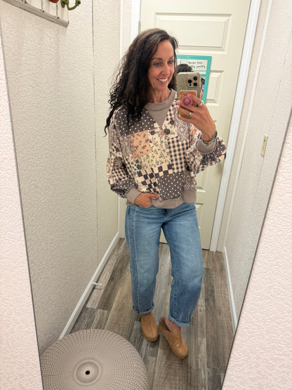 Patchwork Frenzy Top