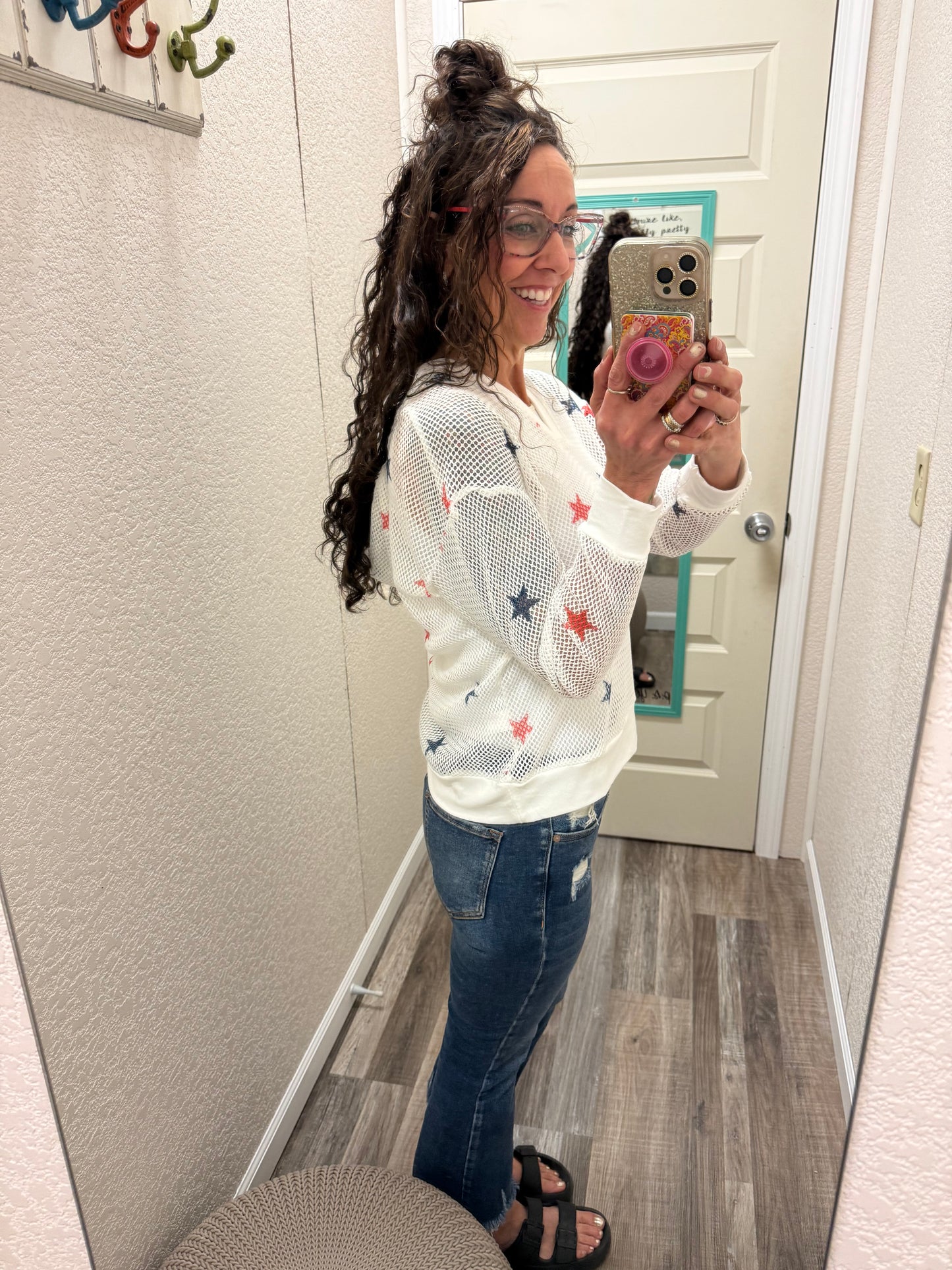 American Stars Mesh Hoodie
