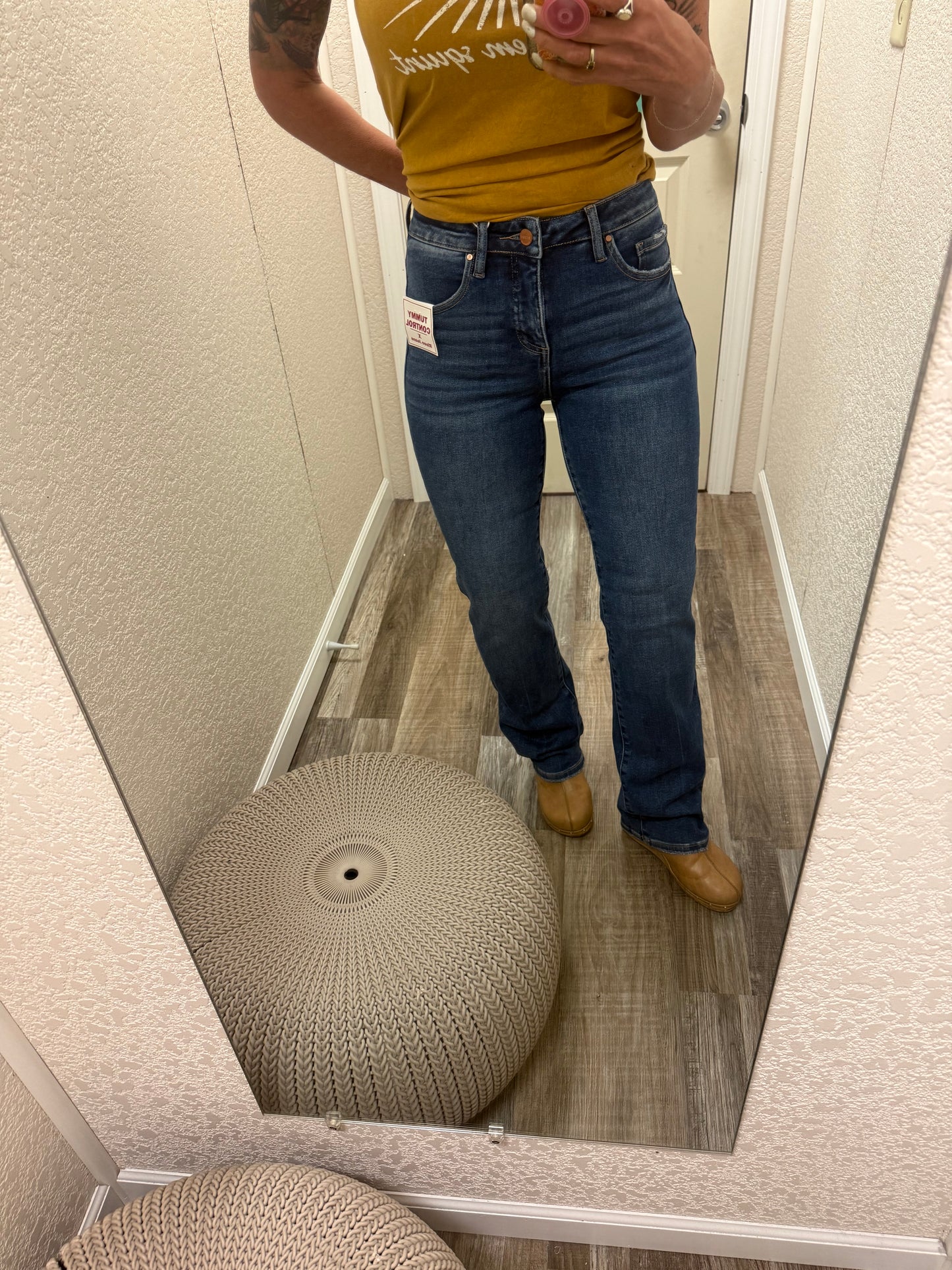 Felicity High Rise Tummy Control Straight Risen Jeans