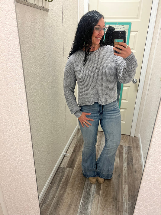 Madison Chenille Cropped Sweater