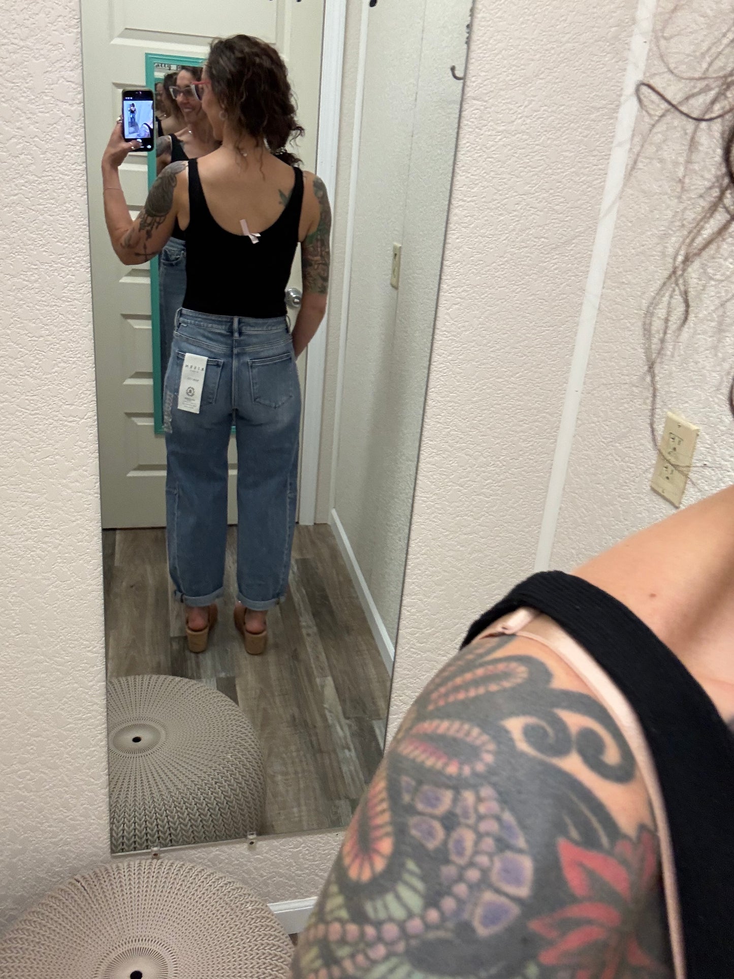 Becca Barrel High Rise Risen Jeans