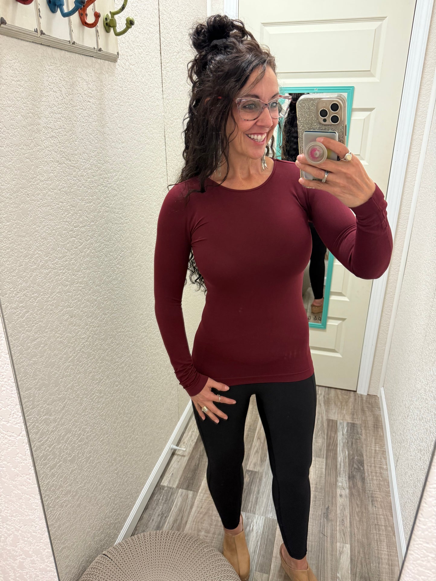 Trust Me Long Sleeve Top - One Size