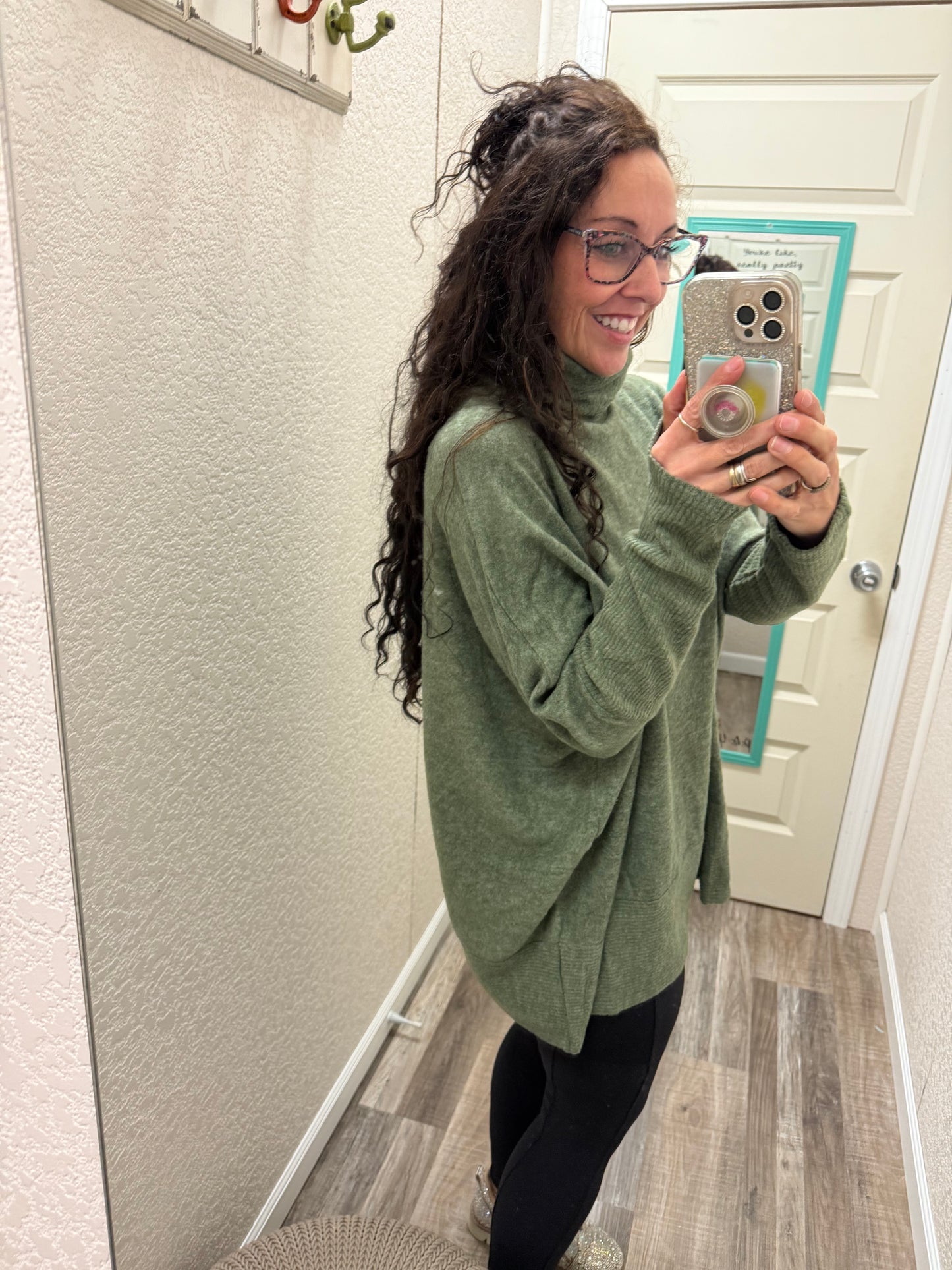 Fawn Hacci Turtleneck Sweater