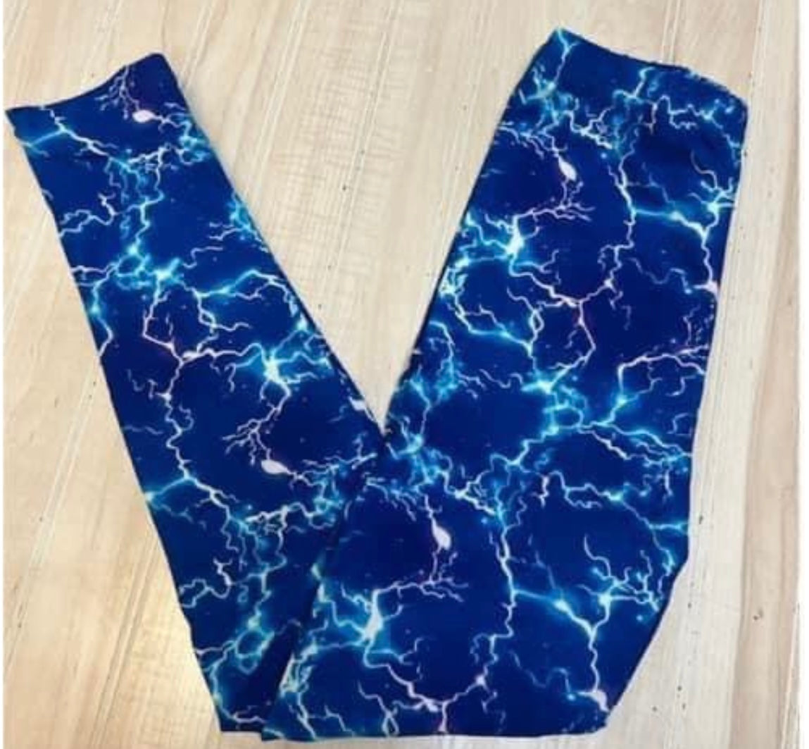 Kids Leggings (Lightning)