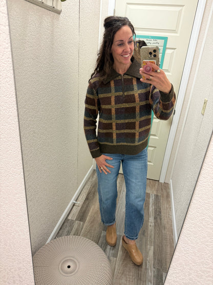 Checkmate HALF ZIP SWEATER