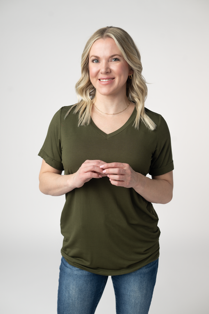 PREBOOK Sophie Tee - Dark Olive