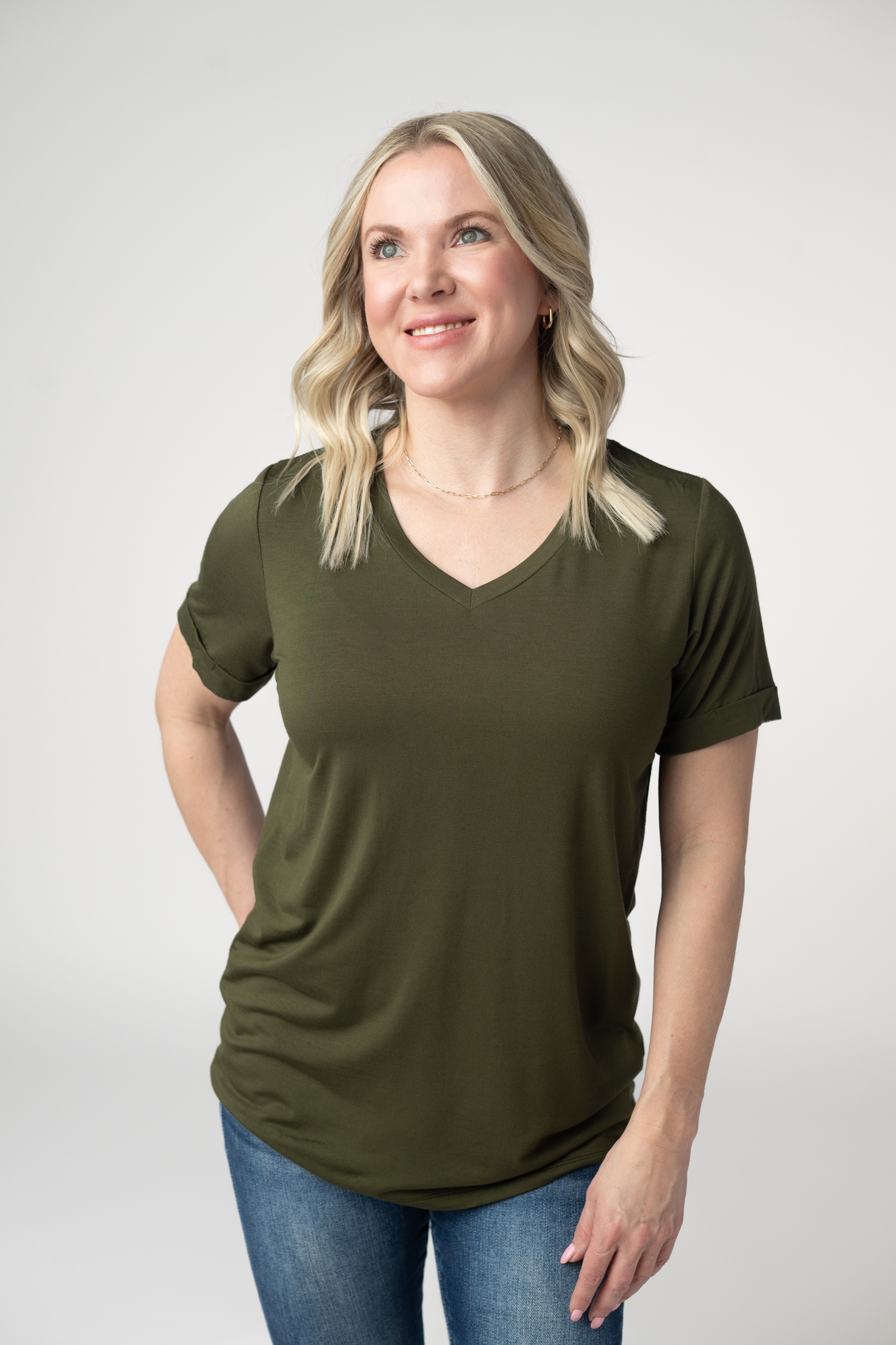 IN STOCK Sophie Top - Dark Olive