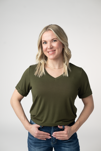 PREBOOK Sophie Tee - Dark Olive