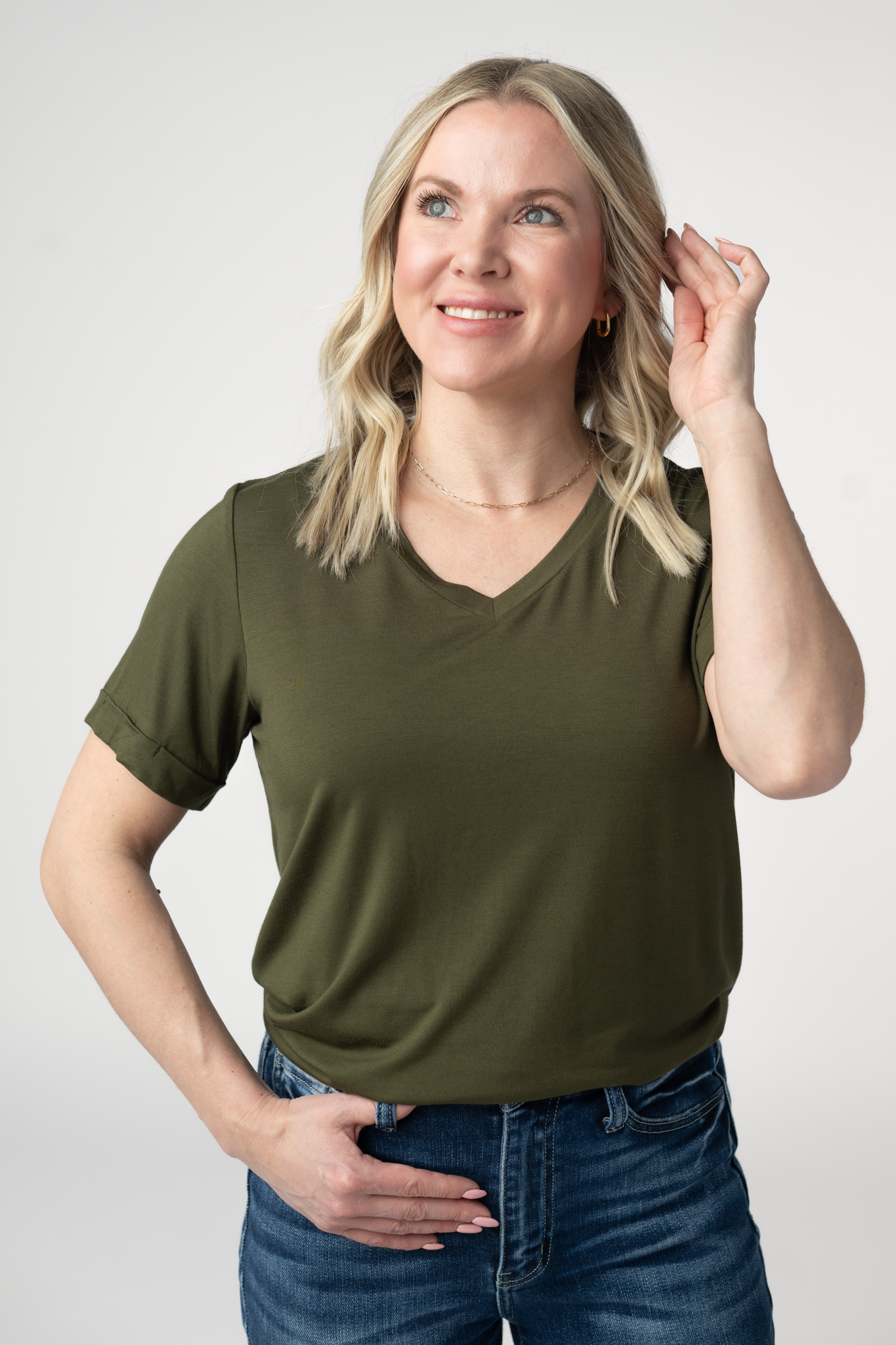 IN STOCK Sophie Top - Dark Olive