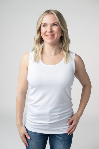IN STOCK Ava Tank- White