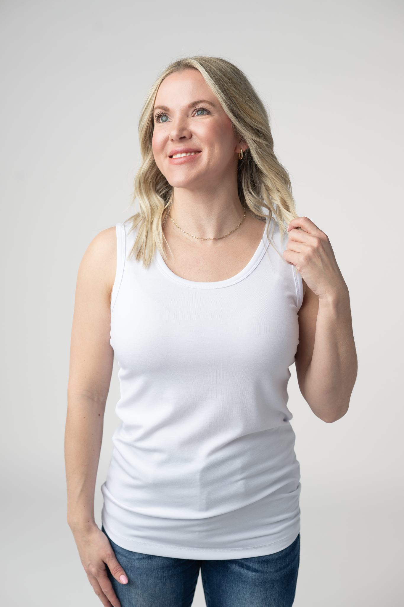 IN STOCK Ava Tank- White