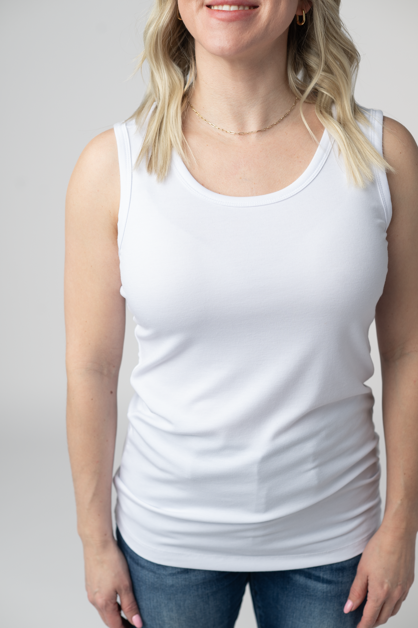 IN STOCK Ava Tank- White