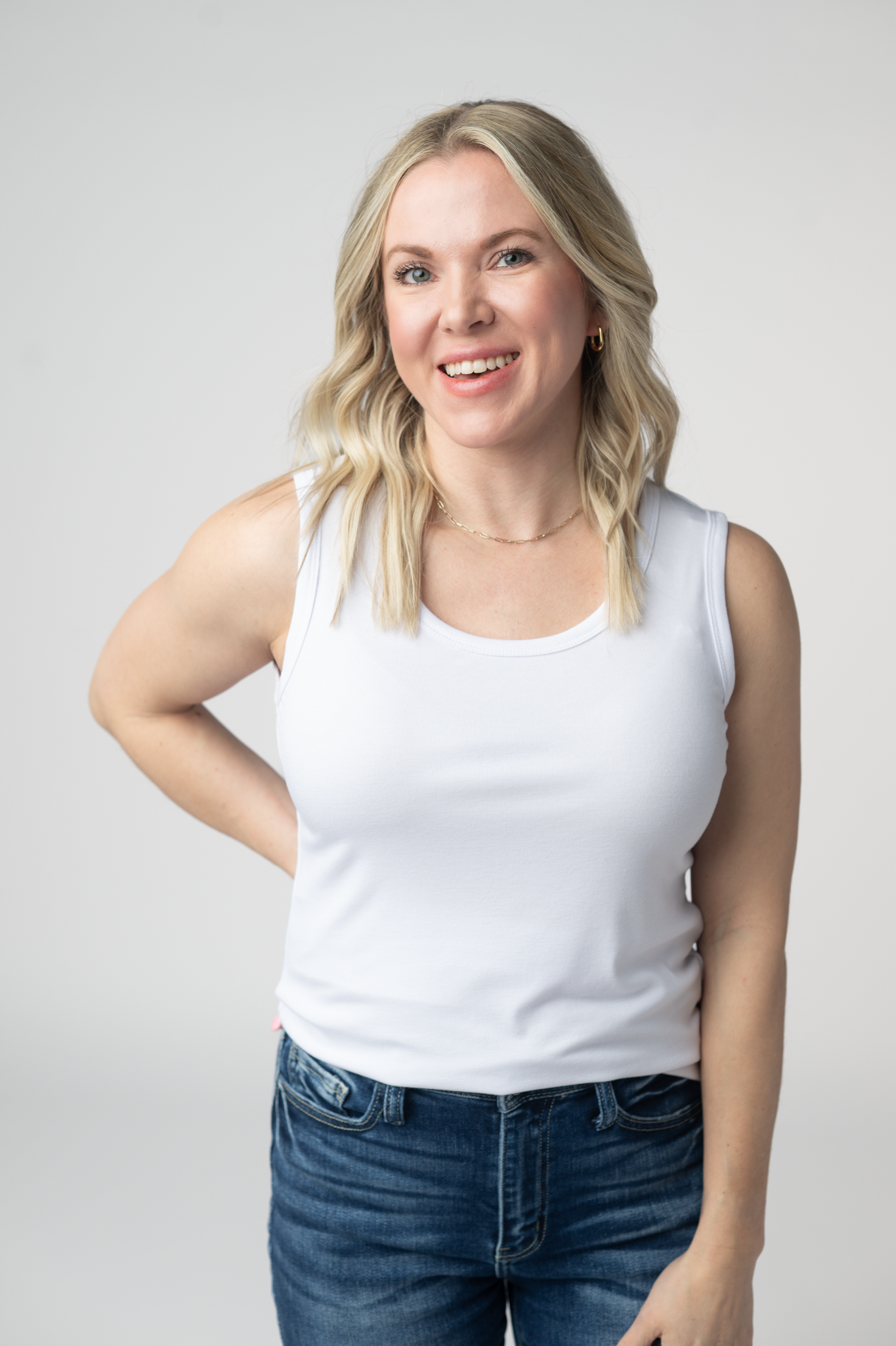 IN STOCK Ava Tank- White