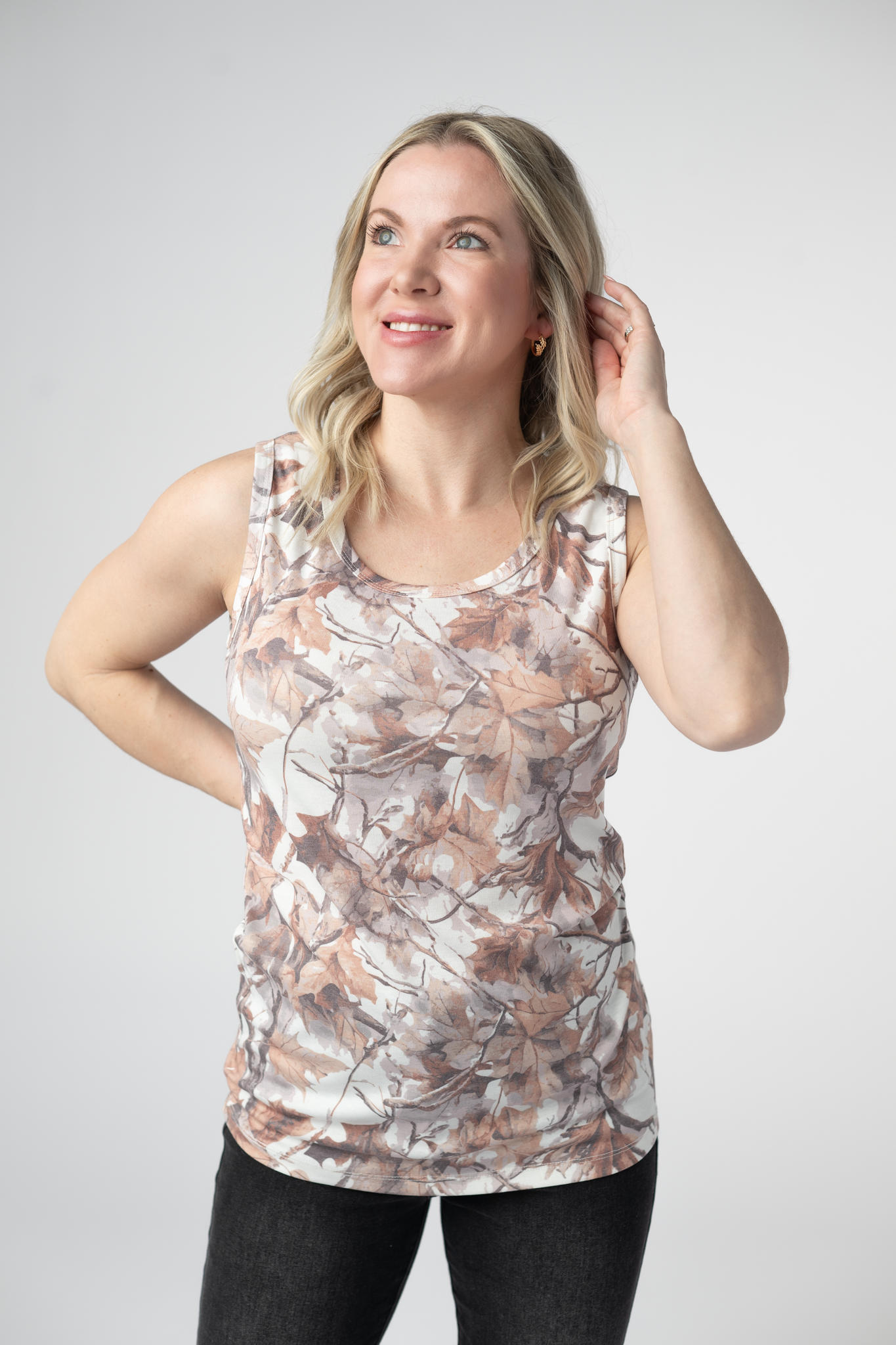 PREBOOK Ava Tank - Woodsy Camo