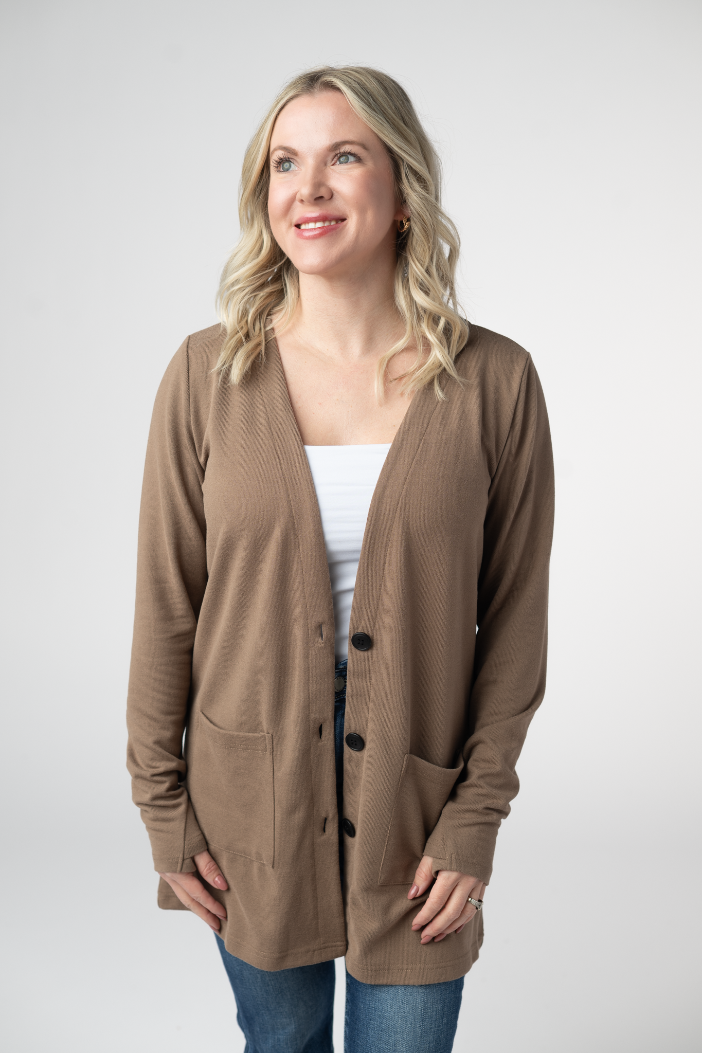 IN STOCK Cori Cardigan - Mocha