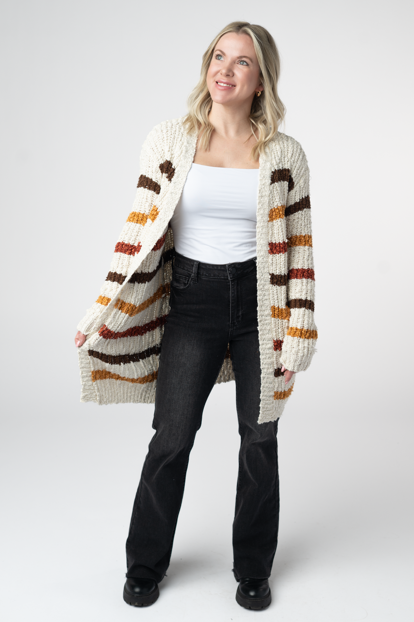 IN STOCK Fall Striped Cardigan