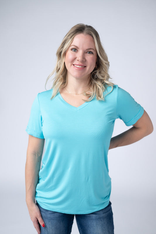 IN STOCK Sophie Tee - Aqua Blue