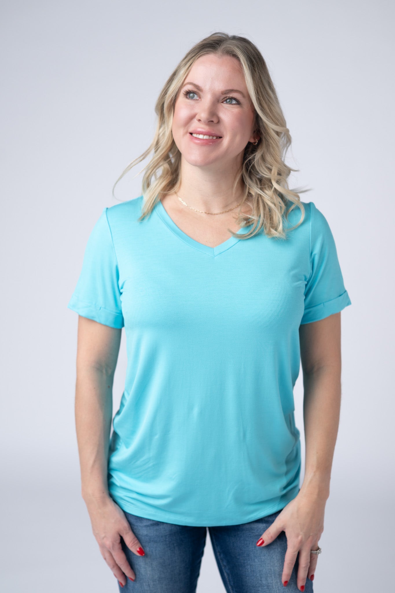 IN STOCK Sophie Tee - Aqua Blue