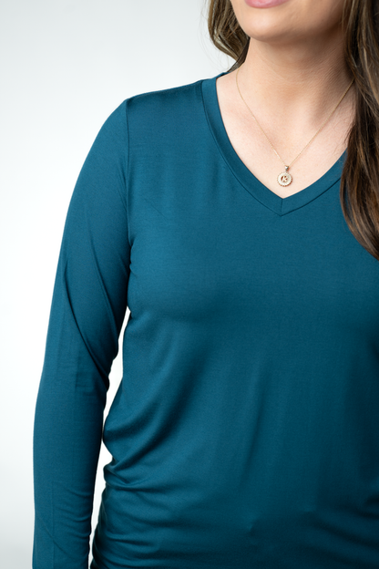 IN STOCK Larissa Long Sleeve - Teal