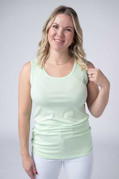 IN STOCK Ava Tank - Lime