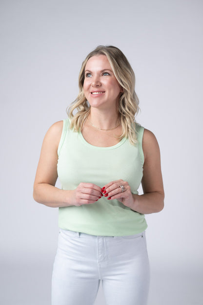 IN STOCK Ava Tank - Lime