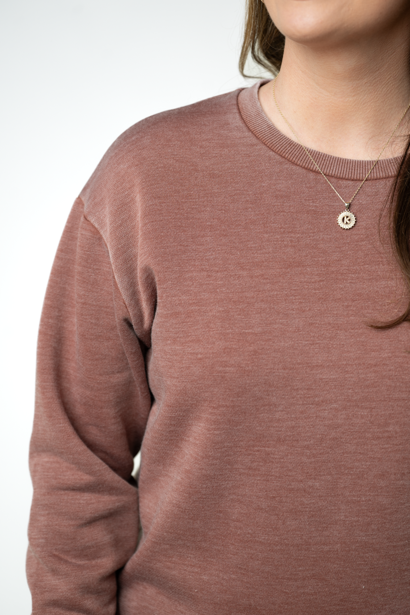 MARKET EXCLUSIVE Vintage Wash Pullover - Brown