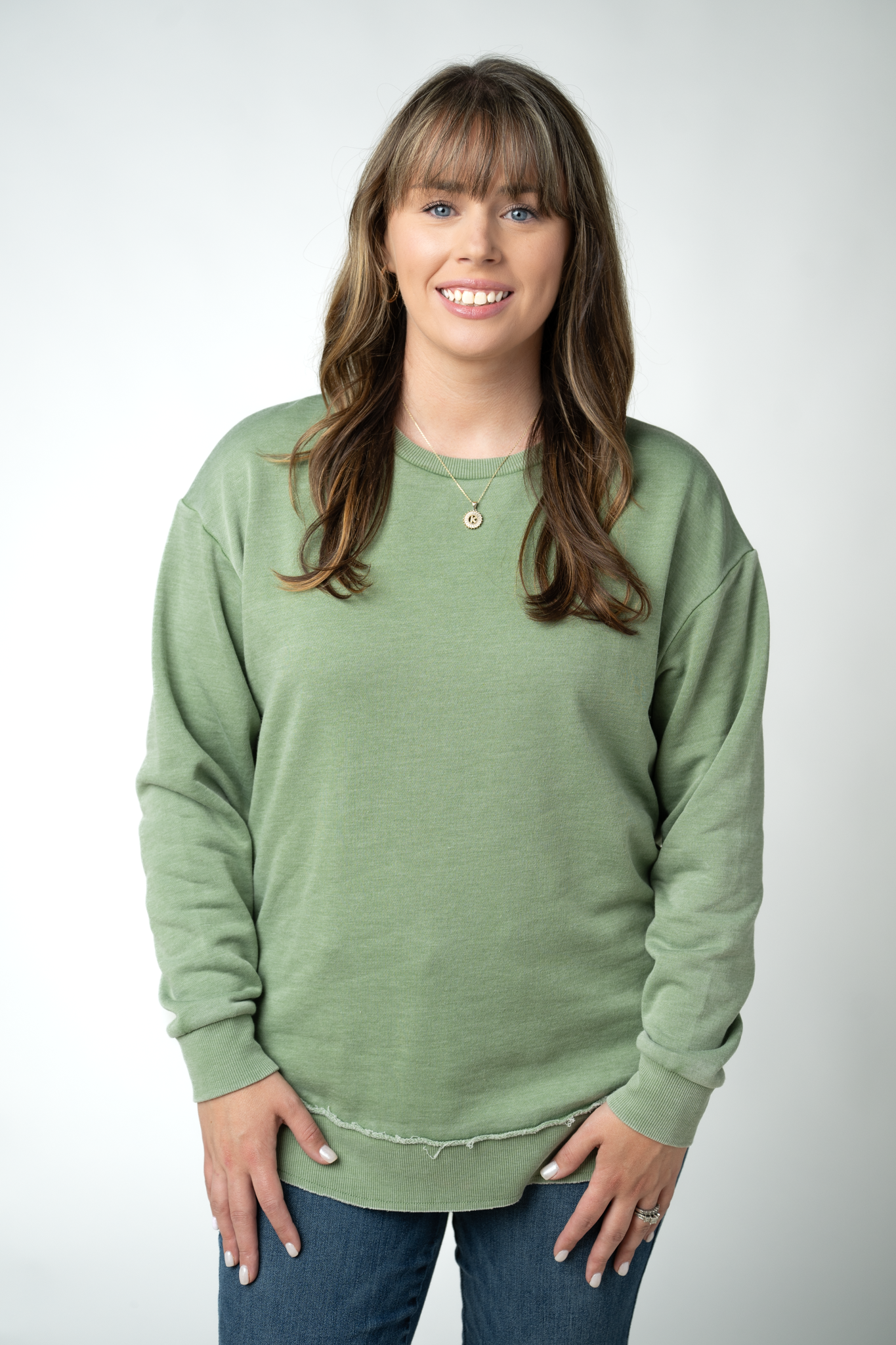 MARKET EXCLUSIVE Vintage Wash Pullover - Olive