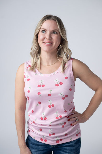 IN STOCK Ava Tank - Cherries