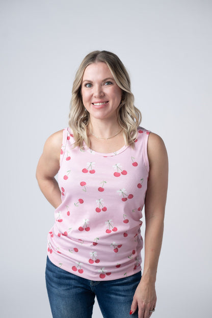 IN STOCK Ava Tank - Cherries