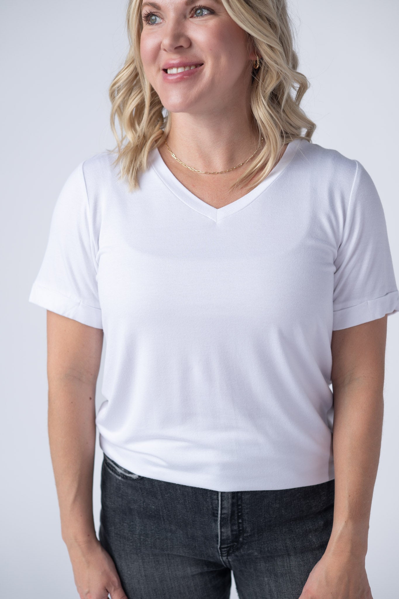 IN STOCK Sophie Tee - White
