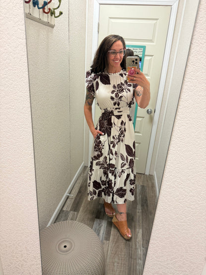AnaBelle Flutter Sleeve Dress