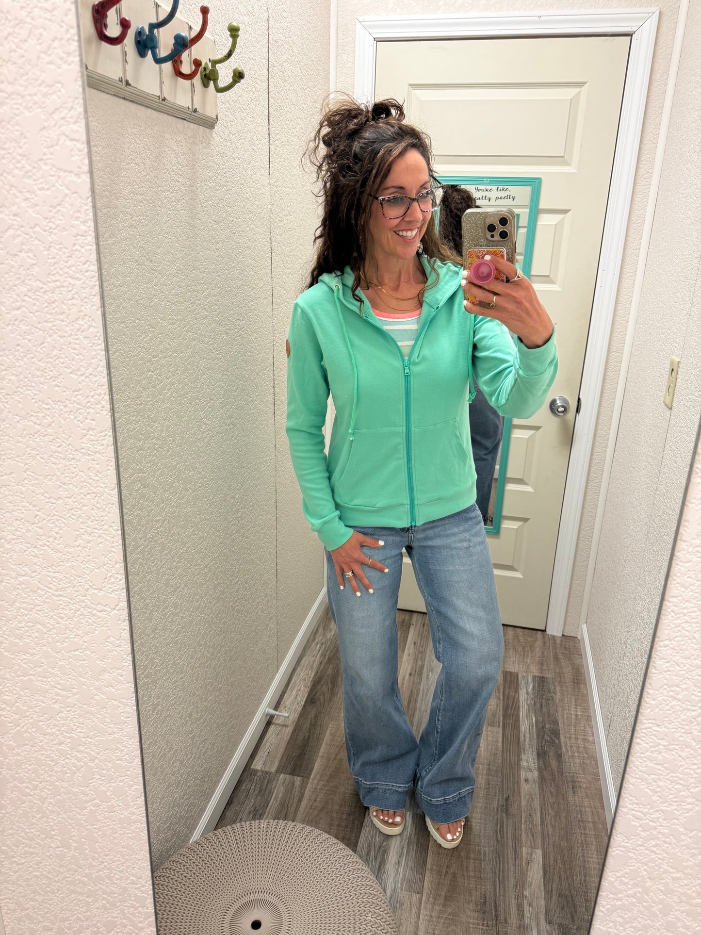Fullzip Hoodie - Aquamarine