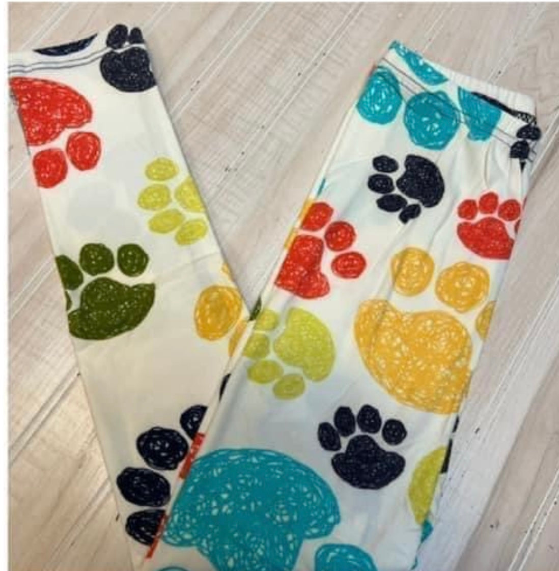 Kids Leggings (Paw Prints)